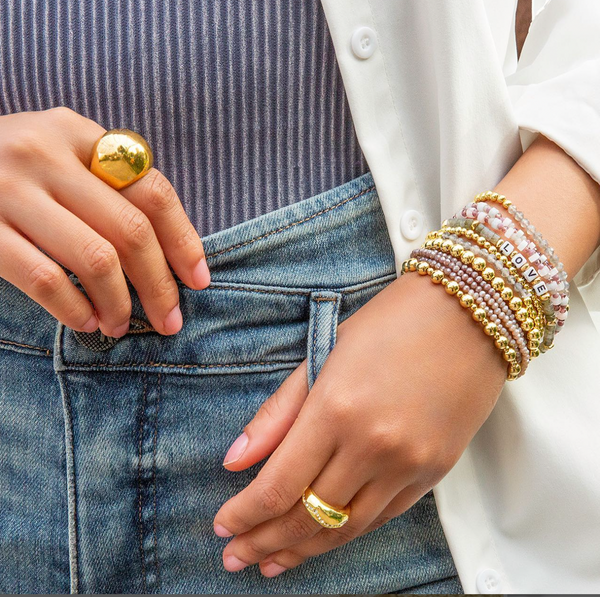 Mix Beaded Bracelets for a Cool Look!