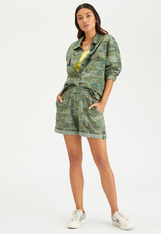 Sanctuary - Cropped Tropical Shacket