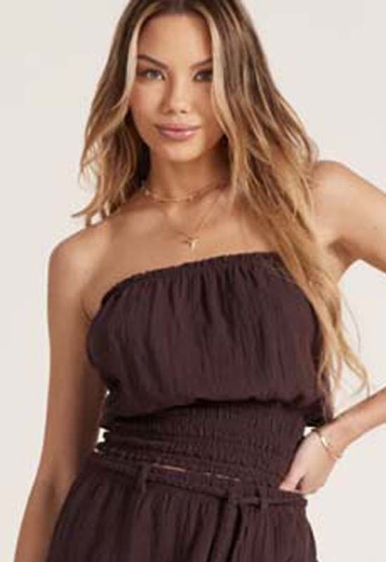 Bobi - Smocked Tube Top Umbra