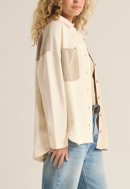 Z Supply - All Day Color Block Jacket Sea Salt