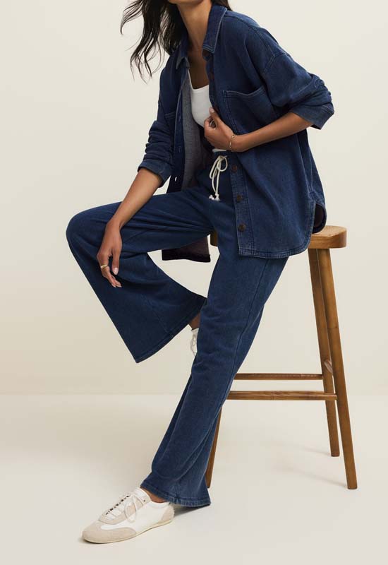 Z Supply - All Day Knit Jacket Indigo