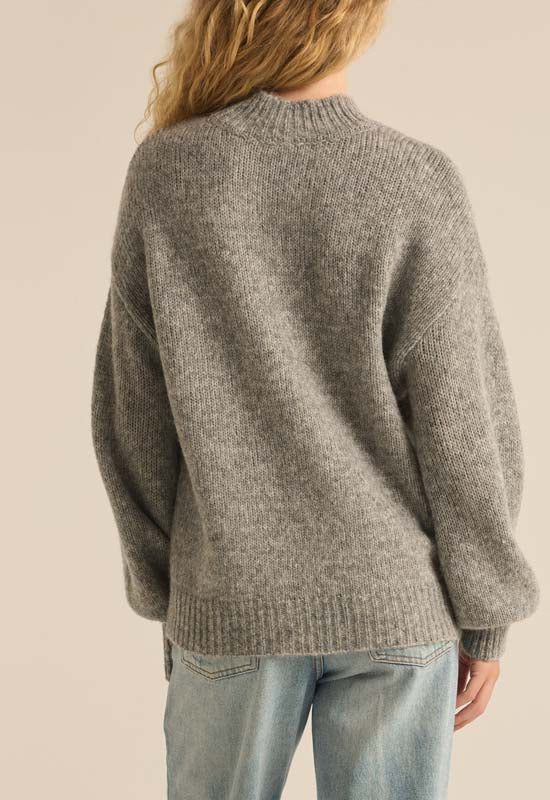 Z Supply - Danica Sweater Classic Heather Grey