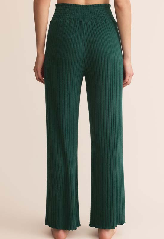 Z Supply - Dawn Smocked Rib Pant Mistletoe