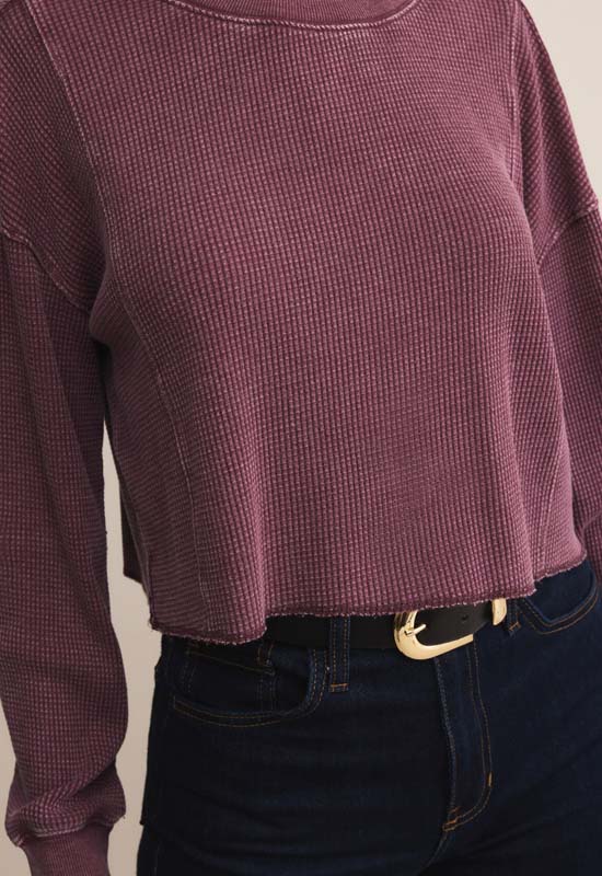 Z Supply - Angel Mini Thermal Top Merlot