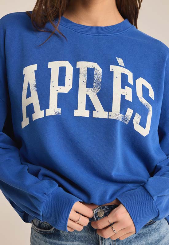 Z Supply - Apres Sunday Sweatshirt Palace Blue