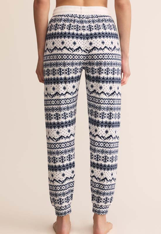 Z Supply - Twighlight Fairisle Jogger Vanilla Ice