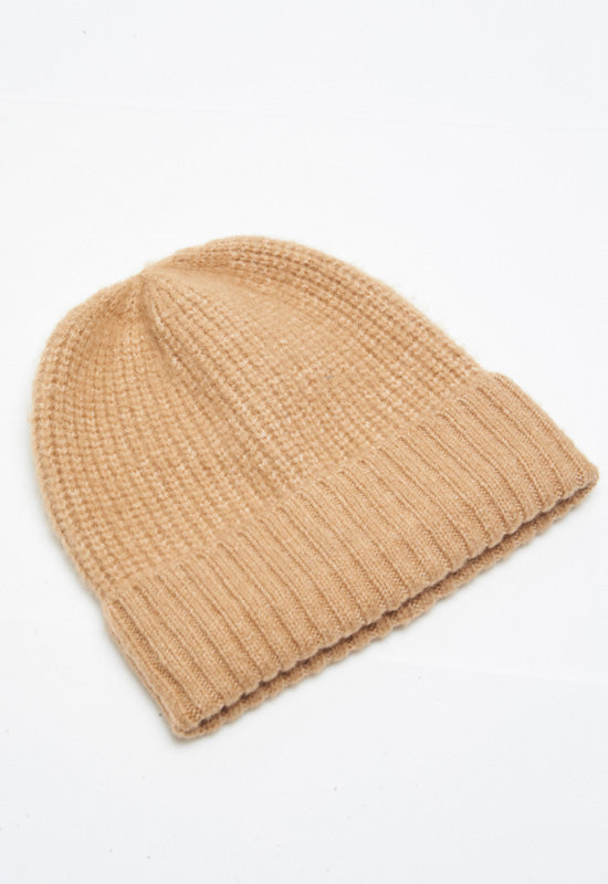 Free People - Winnie Waffle Beanie Camel