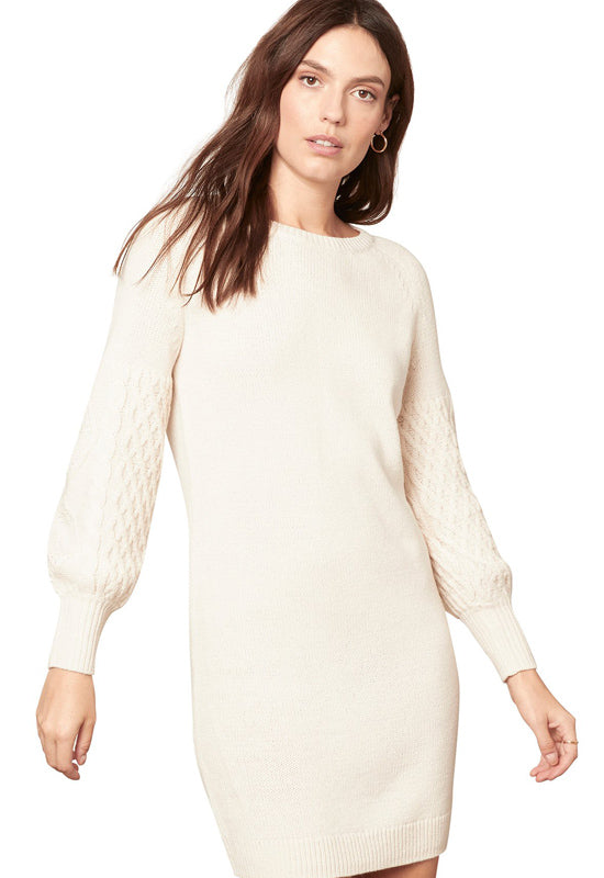 BB Dakota - Seen Sweater Days Dress Ivory