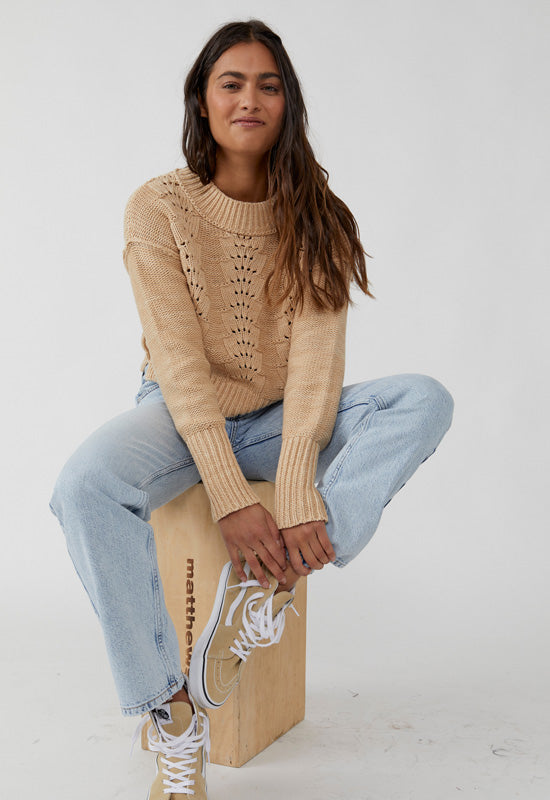 Free People - Bell Song Pullover Sandstone