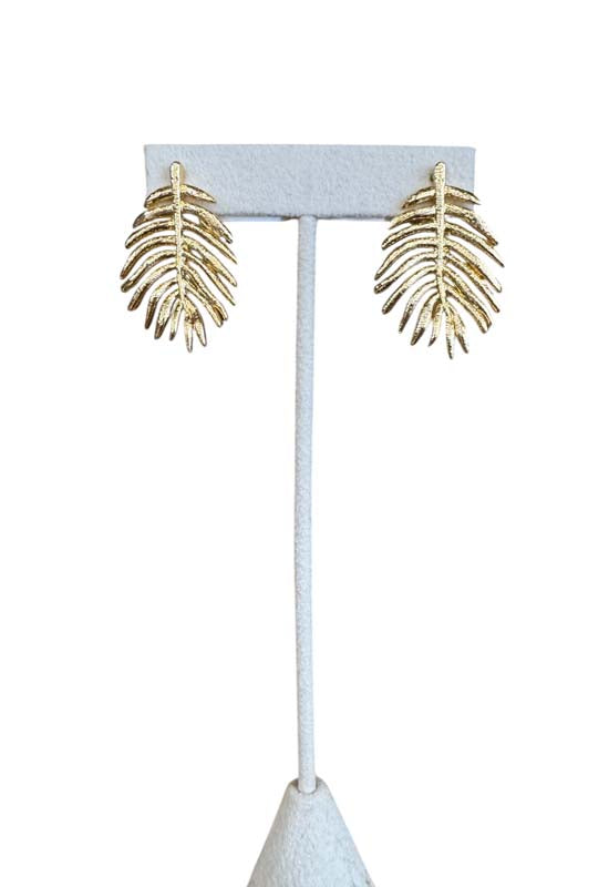Botany Gold Plated Handmade Earrings