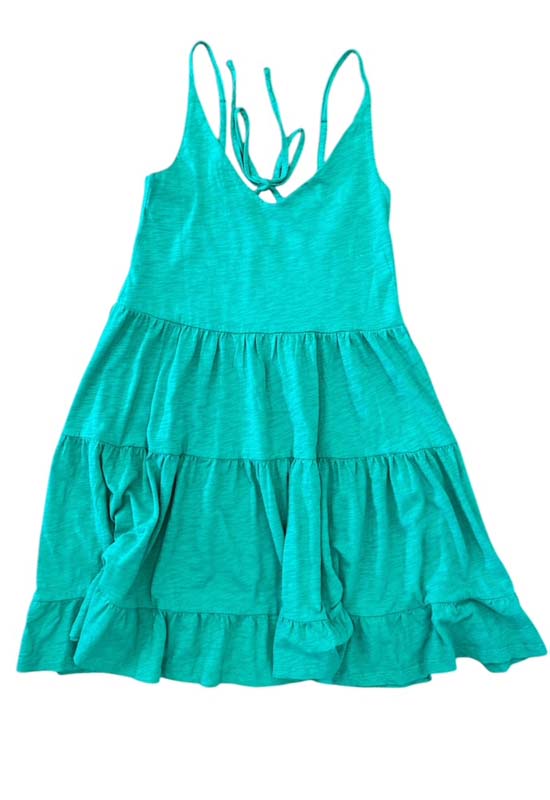 Bobi - Tiered Tank Dress Shamrock