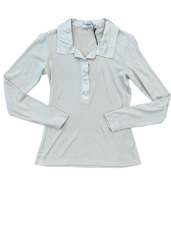 Red Haute -Collar Henley Desert