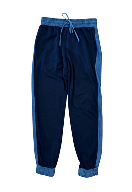 Red Haute - Jogger Navy and Denim Combo