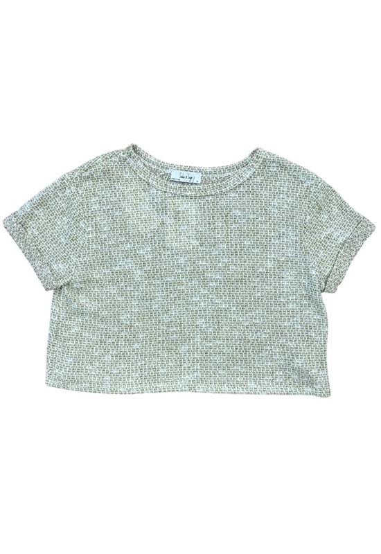 Sadie & Sage - Billie Short Sleeve Knit Top Olive