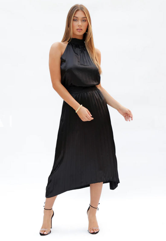 Bishop & Young - Sari Halter Dress Midnight