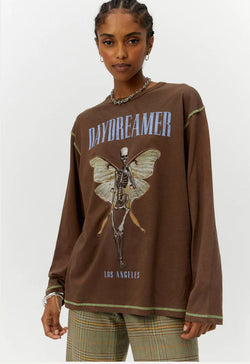 Daydreamer - Skeleton Angel Long Sleeve Graphic Tee