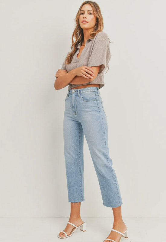 Just Black - Classic Straight Leg Jean Light Blue