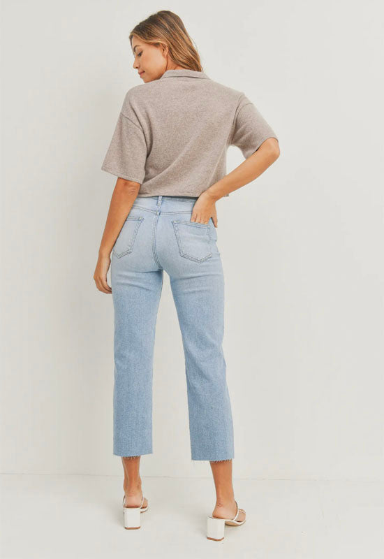 Just Black - Classic Straight Leg Jean Light Blue