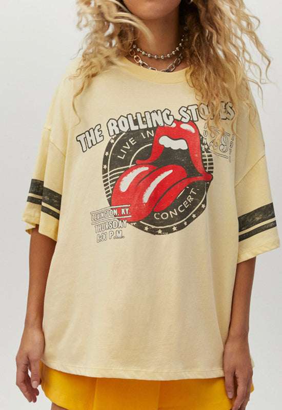 Daydreamer - Rolling Stones Concert Stamp Oversize Tee
