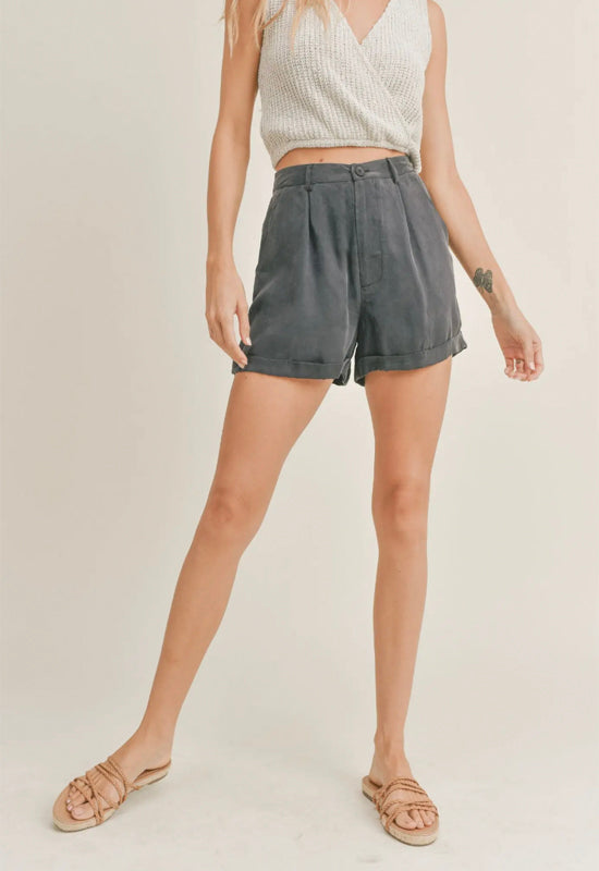 Sadie & Sage - Bella Cuffed Short Navy