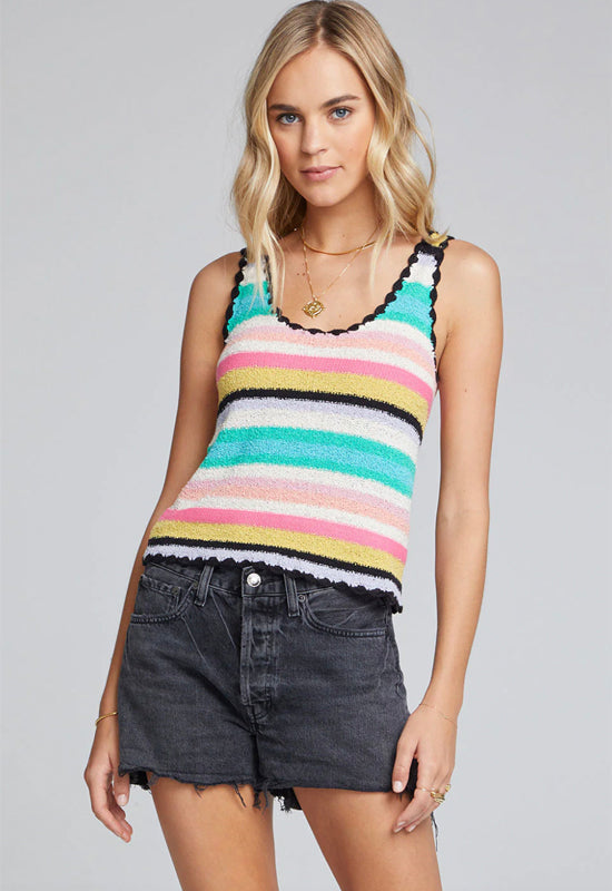 Saltwater Luxe - Neely Sweater Tank Multi