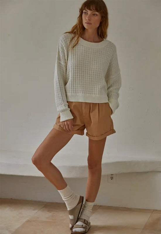 Baylor Pullover Sweater - Ivory