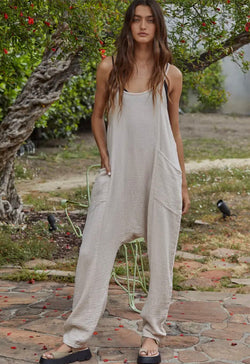 Still Obsessed Jumpsuit - Natural