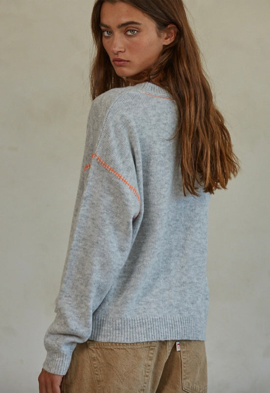 Could Be Us Pullover - Light Heather