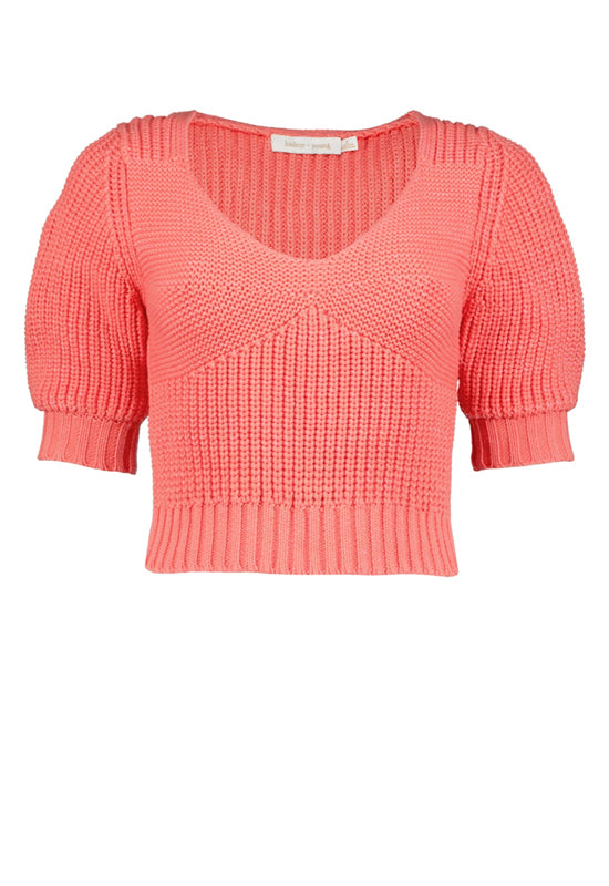 Bishop & Young - Bex Pointelle Sweater Apricot