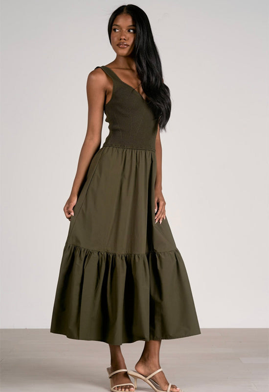 Elan - Rhodes Dress Olive