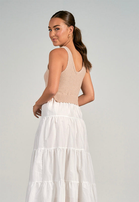 Elan - Aries Dress Natural White Combo