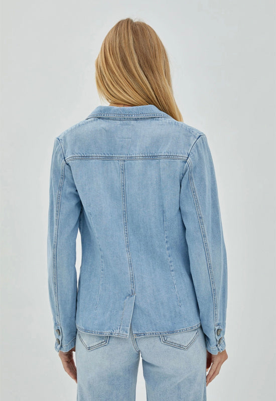 Hidden - Denim Blazer Light Blue