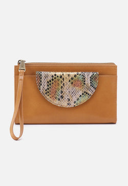 Hobo - Zenith Wristlet Natural Mixed Leathers