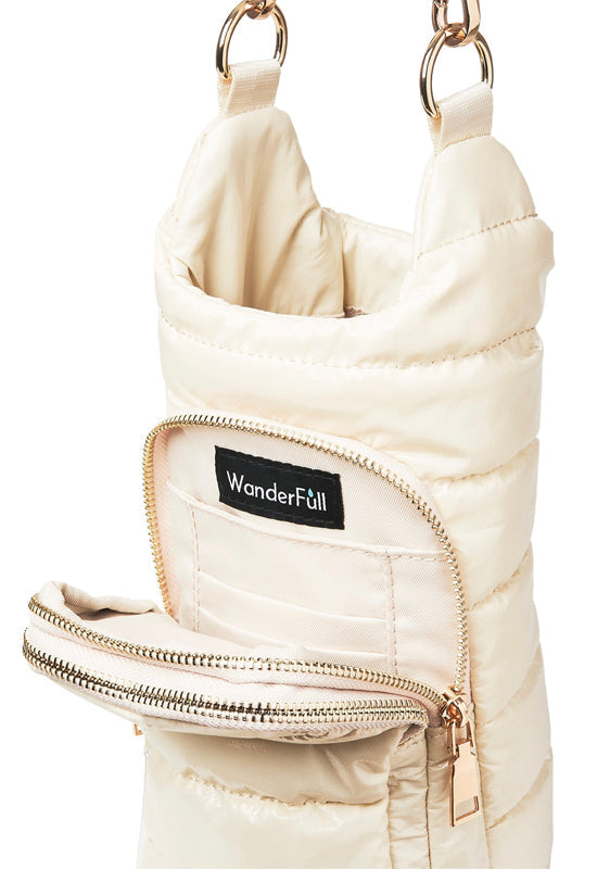 Wanderfull - Hydrobag Ivory Glossy with Solid Strap