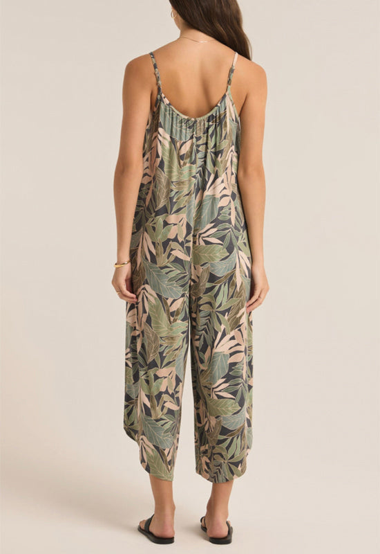 Z Supply - Cusco Flared Jumpsuit Grape Leaf