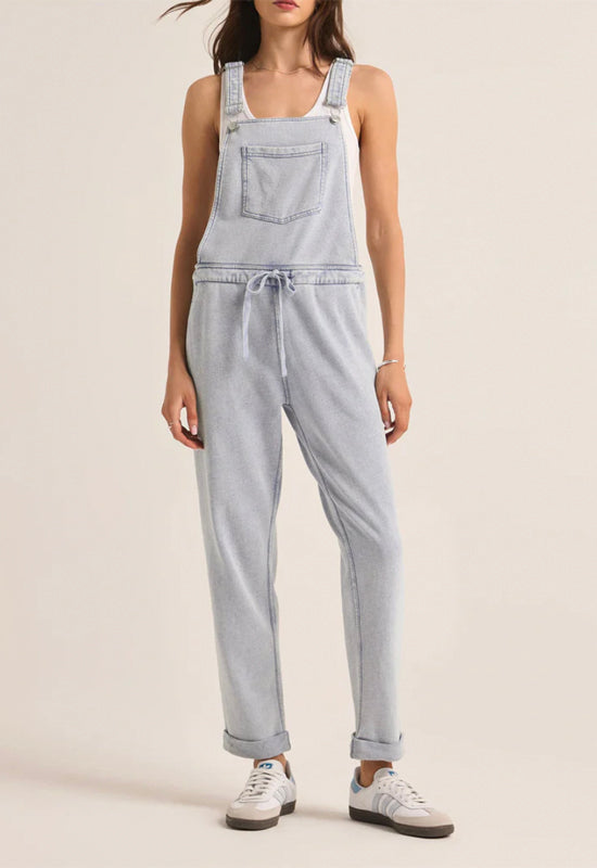 Z Supply - The Knit Overalls Washed Indigo