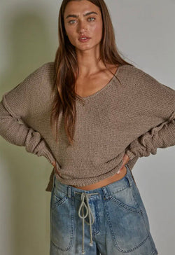 The Lauren Pullover - Mocha