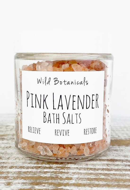 Wild Botanicals - Lavender Bath Salts 4.5oz Jar