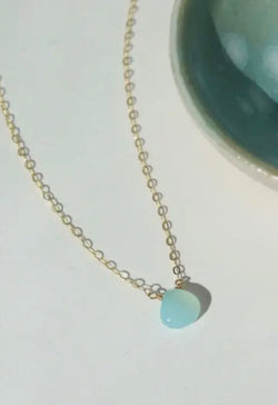 Tahoe Necklace 14" - 14k Gold