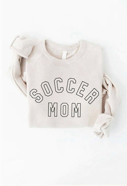 Soccer Mom Sweatshirt - Heather Dust