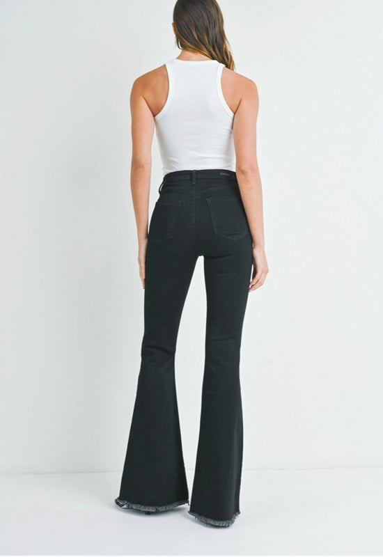 Just Black - Classic Bell Bottom Jean Black