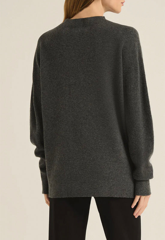 Z Supply - Gia Crew Neck Sweater Charcoal