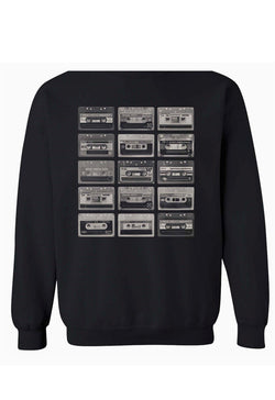 Prince Peter Collection - Cassette Tape Pullover Burnout Black