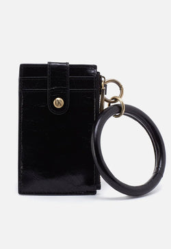 Hobo - Credit Card Wristlet Black Leather