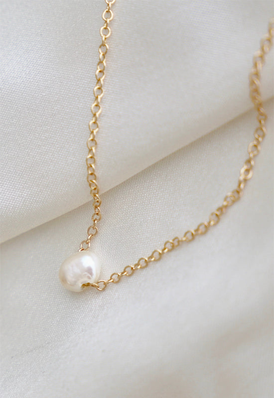 The Pearl Cove Necklace - Gold Filled Chain