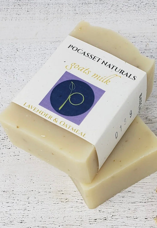 Pocasset Naturals - Goats Milk Lavender Oatmeal Soap Bar 4oz