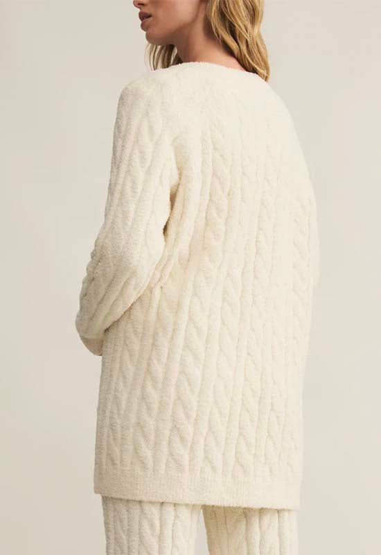 Z Supply - Cate Cable Knit Cardi Sea Salt