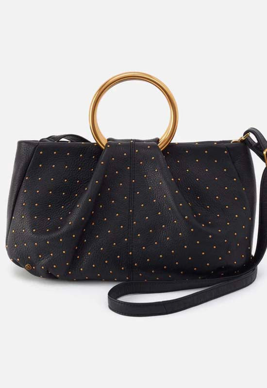 Hobo - Sheila Ring Satchel Black Pebbled Leather