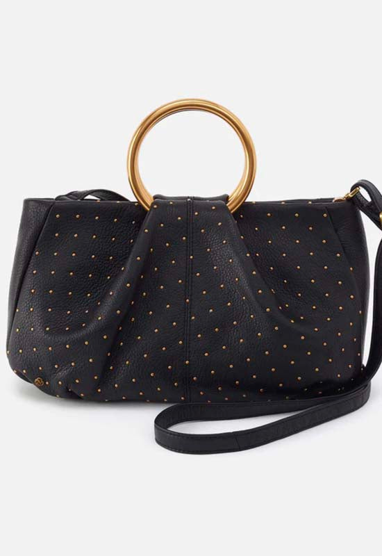 Hobo - Sheila Ring Satchel Black Pebbled Leather