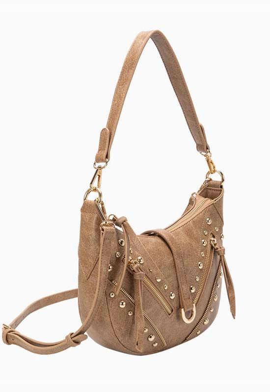 Melie Bianco - Maeve Shoulder Bag Tan